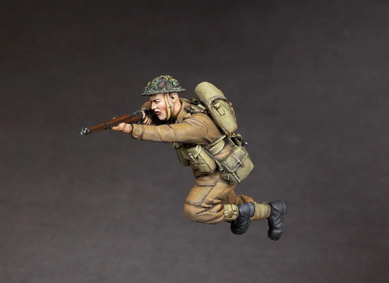 1/35 Modern British Infantry Soldier, Resin Model Figure Kit, Unassembled and Unpainted