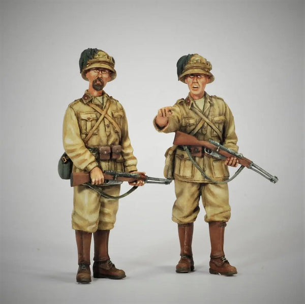 1/35 WWI British Infantry Squad Advancing, 3 Figures, Resin Model Figure Kit, Unassembled and Unpainted