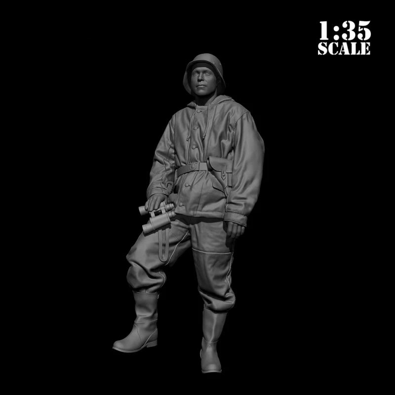 1/35 WWII Soviet Infantry in Winter Parkas, 2 Figures, Resin Model Figure Kit, Unassembled and Unpainted