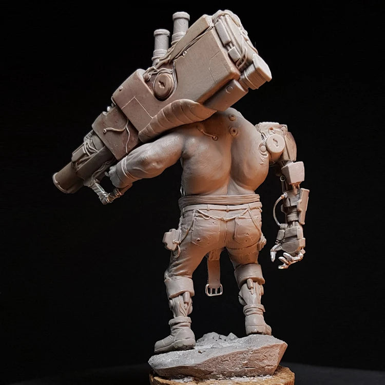1/24 Juggernaut Soldier, Resin Model Figure Kit, Sci-Fi Theme, Unassembled and Unpainted