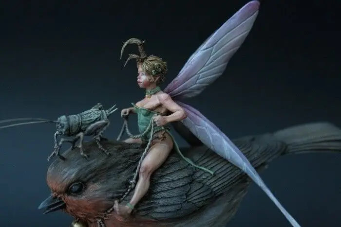 54mm Fairy, Resin Model Figure Kit, Fantasy Theme, Unassembled and Unpainted