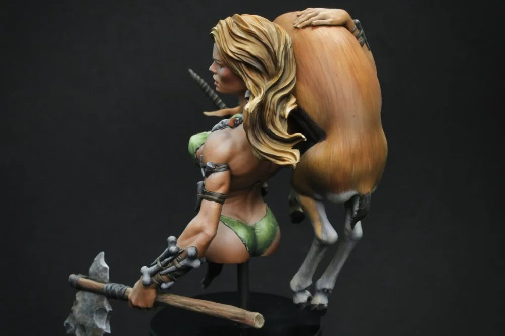 1/10 Female Warrior Sorceress, Resin Model Bust Kit, Fantasy Theme, Unassembled and Unpainted