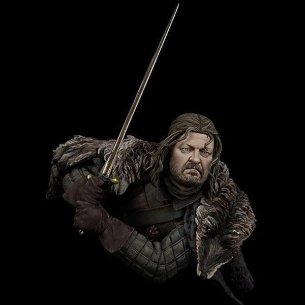 1/8 Medieval Warrior, Resin Model Bust Kit, Fantasy Theme, Unassembled and Unpainted