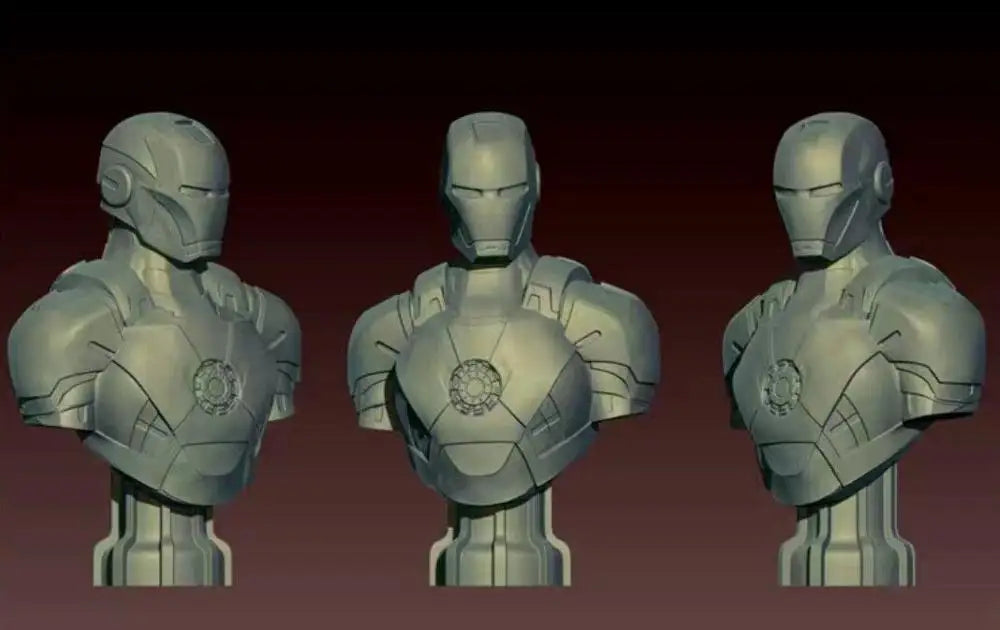 1/10 Futuristic Android, Resin Model Bust Kit, Sci-Fi Theme, Unassembled and Unpainted
