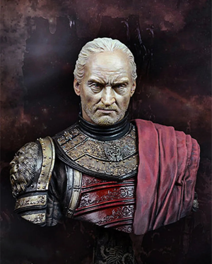 1/10 Medieval Noble Knight with Red Cloak, Resin Model Bust Kit, Fantasy Theme, Unassembled and Unpainted