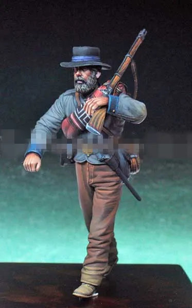 1/32 American Civil War Soldier, Resin Model Figure Kit, Unassembled and Unpainted