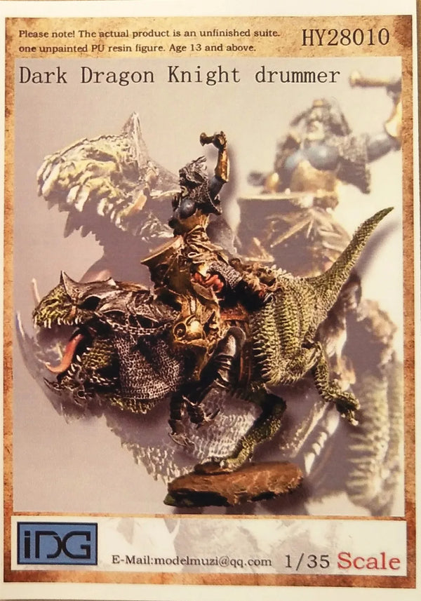 1/35 Dark Dragon Knight, Resin Model Figure Kit, Fantasy Theme, Unassembled and Unpainted
