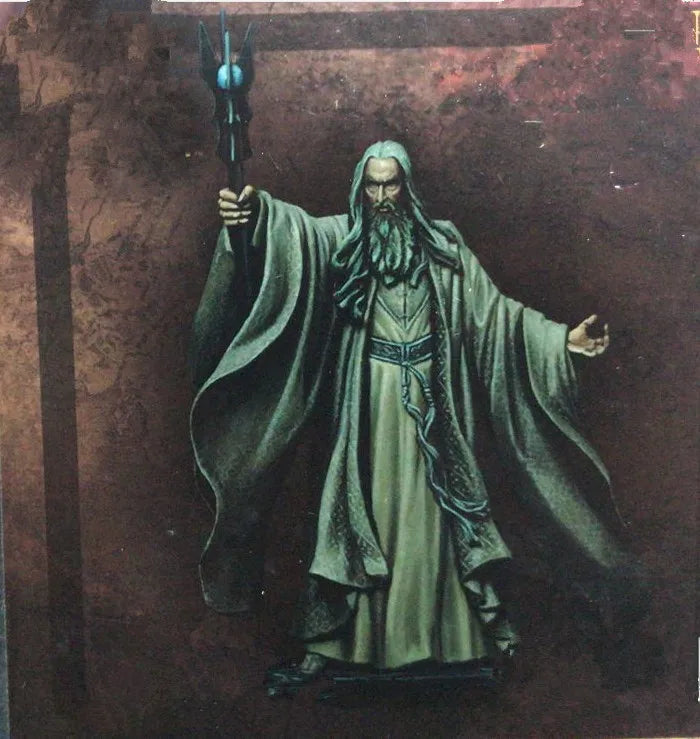 70mm Dark Sorcerer, Resin Model Figure Kit, Fantasy Theme, Unassembled and Unpainted