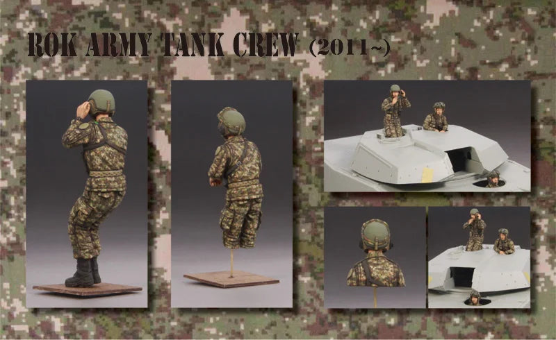 1/35 Modern Infantryman in Tactical Gear, Resin Model Figure Kit, Unassembled and Unpainted