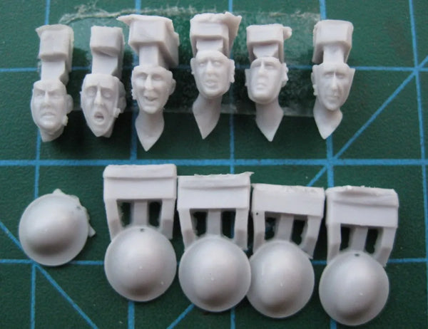 1/35 WWII British Infantry Riflemen, 6 Figures, Resin Model Figure Kit, Unassembled and Unpainted