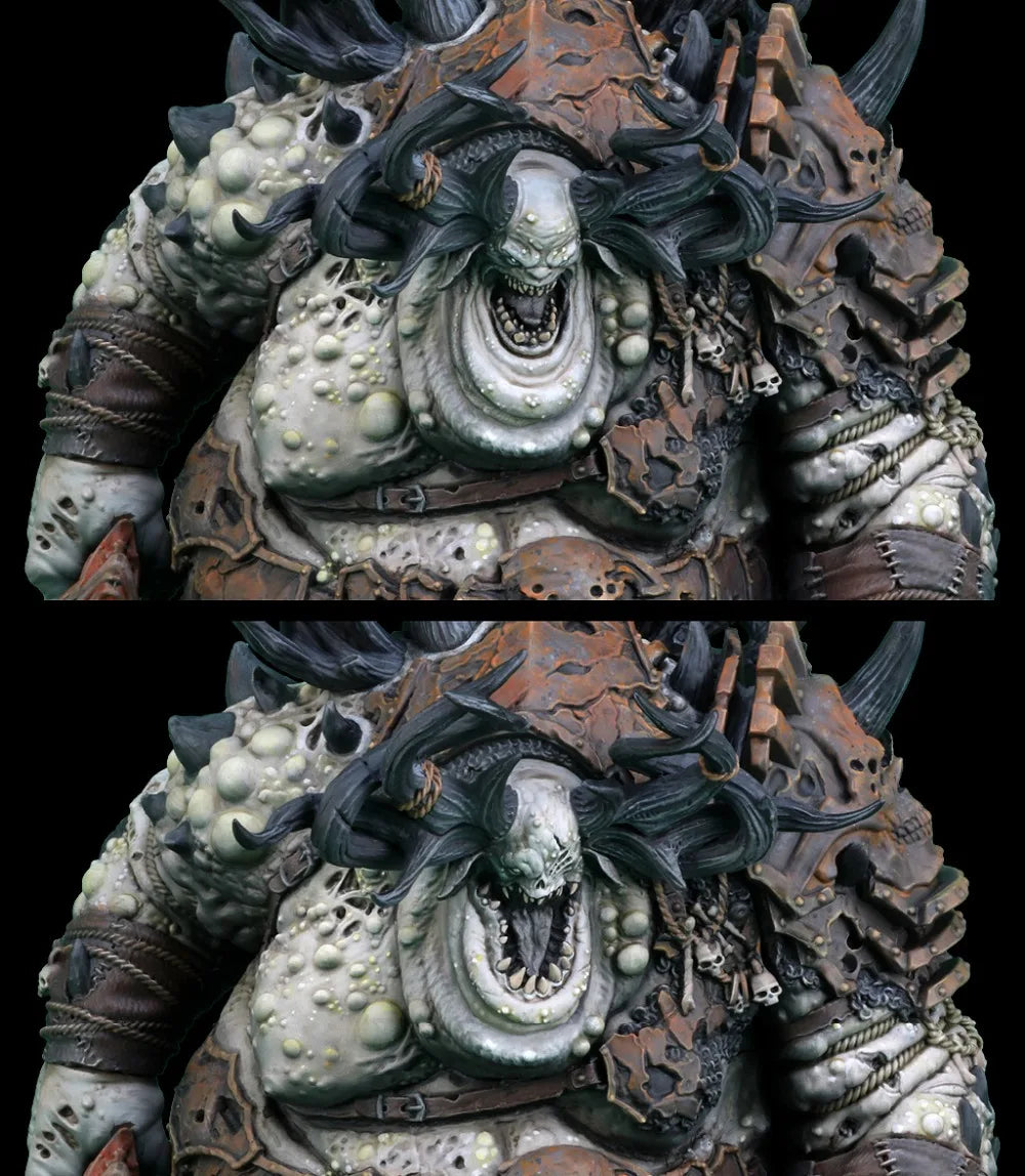 1/8 Dark Fantasy Demonic Warrior, Resin Model Figure Kit, Fantasy Theme, Unassembled and Unpainted