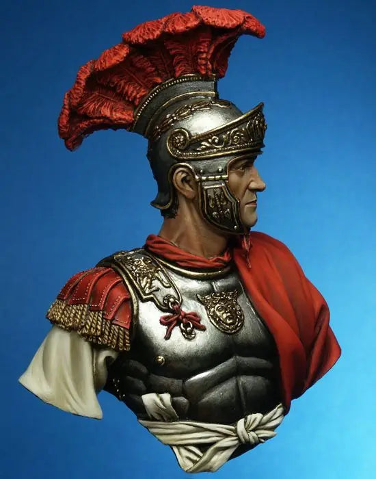 1/10 Ancient Roman Knight, Resin Model Bust Kit, Unassembled and Unpainted