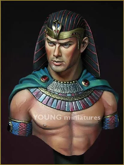 Ancient Pharaoh Ramses II, Resin Model Figure Kit, Unassembled and Unpainted