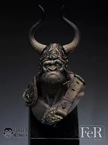 1/12 Orc Tribal Chief, Resin Model Figure Kit, Fantasy Theme, Unassembled and Unpainted