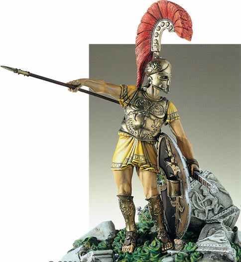 90mm Achilles Greek Hero, Resin Model Figure Kit, Mythology Theme, Unassembled and Unpainted