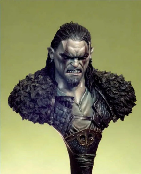 1/12 Dark Fantasy Orc Warrior, Resin Model Bust Kit, Fantasy Theme, Unassembled and Unpainted