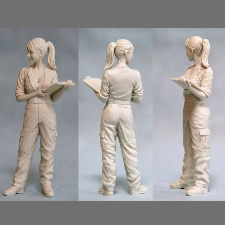 1/20 Modern Tactical Operator in Ponytail, Resin Model Figure Kit, Unassembled and Unpainted