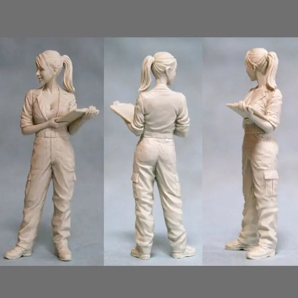 1/20 Modern Tactical Operator in Ponytail, Resin Model Figure Kit, Unassembled and Unpainted