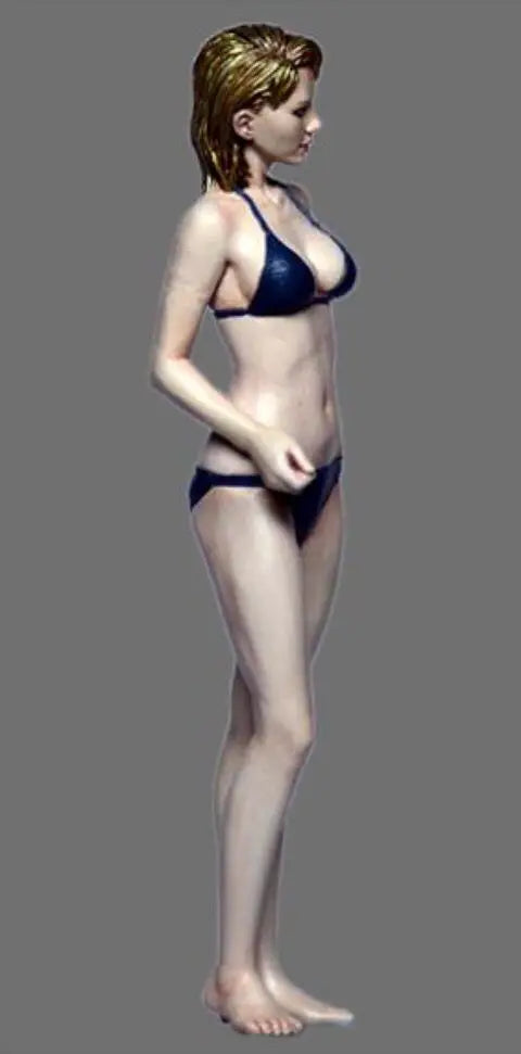 1/35 Swimsuit Pinup, Resin Model Figure Kit, Unassembled and Unpainted