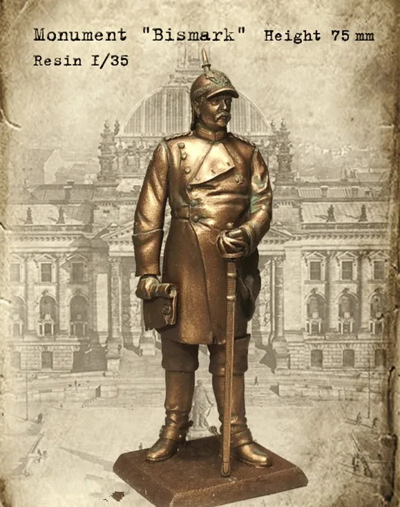 1/35 Otto Von Bismarck, Resin Model Figure Kit, Historical Theme, Unassembled and Unpainted