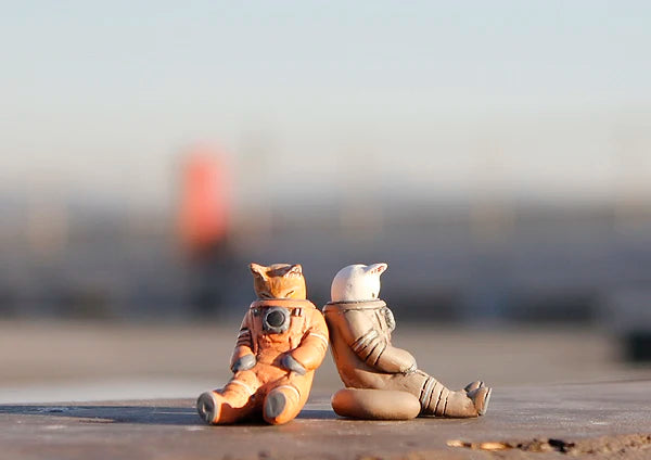 1/35 Cat Pilot, Resin Model Figure Kit, Fantasy Theme, Unassembled and Unpainted
