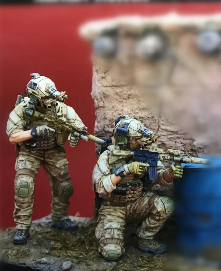 1/16 Modern Military Operator, Resin Model Figure Kit, Unassembled and Unpainted