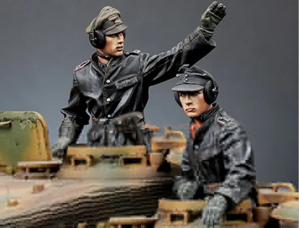 WWII German Soldiers — 1/35 Resin Figure Set