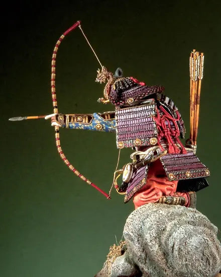 90mm Medieval Japanese Samurai General, Resin Model Figure Kit, Unassembled and Unpainted