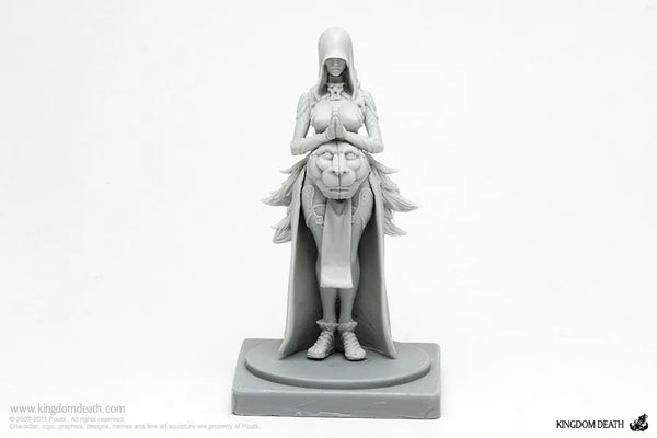 30mm Hooded Sorceress in Long Robes, Resin Model Figure Kit, Unassembled and Unpainted