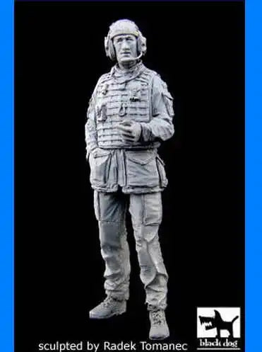1/35 Modern German Tank Crew, Resin Model Figure Kit, Unassembled and Unpainted