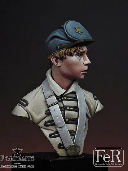 WWI British WWI Drummer, Resin Model Bust Kit, Unassembled and Unpainted