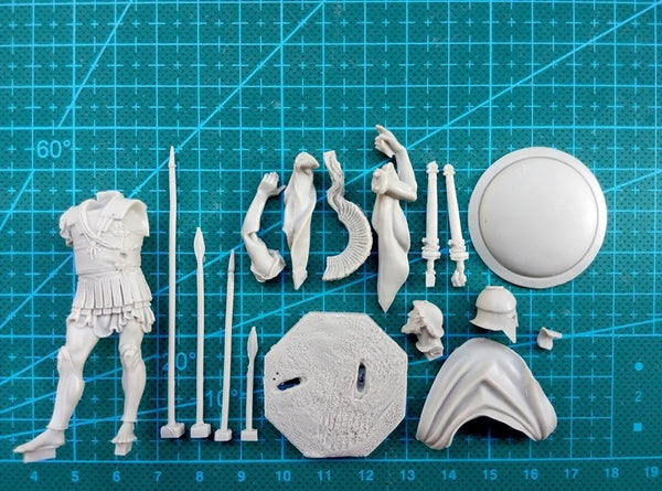 1/32 Ancient Greek Hoplite, Resin Model Figure Kit, Unassembled and Unpainted