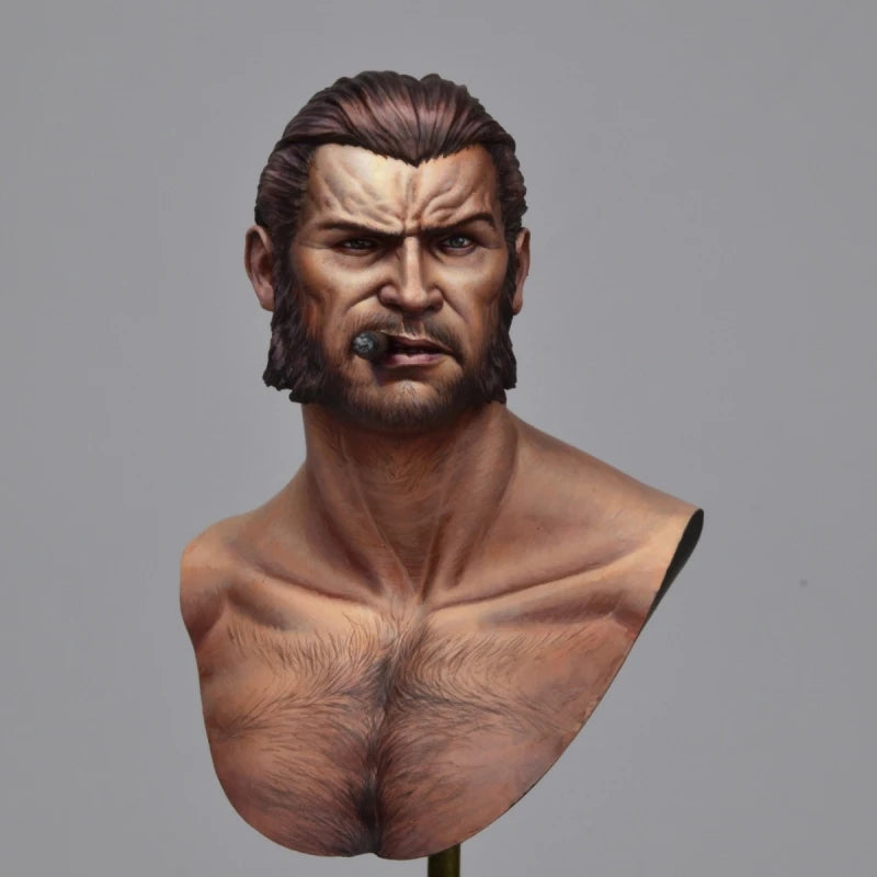 60mm Male Portrait, Resin Model Bust Kit, Historical Theme, Unassembled and Unpainted