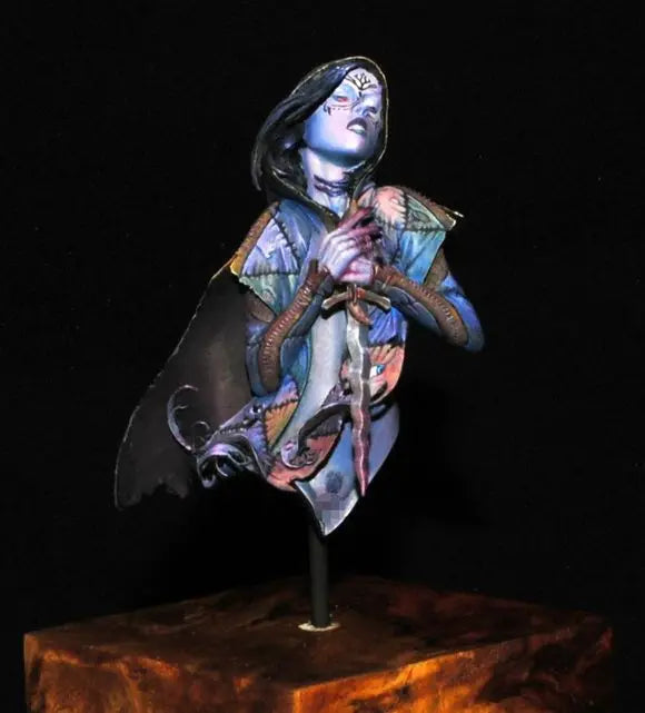1/18 Dark Fantasy Gothic Beauty, Resin Model Bust Kit, Fantasy Theme, Unassembled and Unpainted