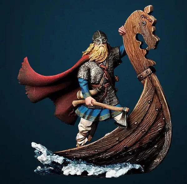 1/32 Viking Warrior, Resin Model Figure Kit, Fantasy Theme, Unassembled and Unpainted