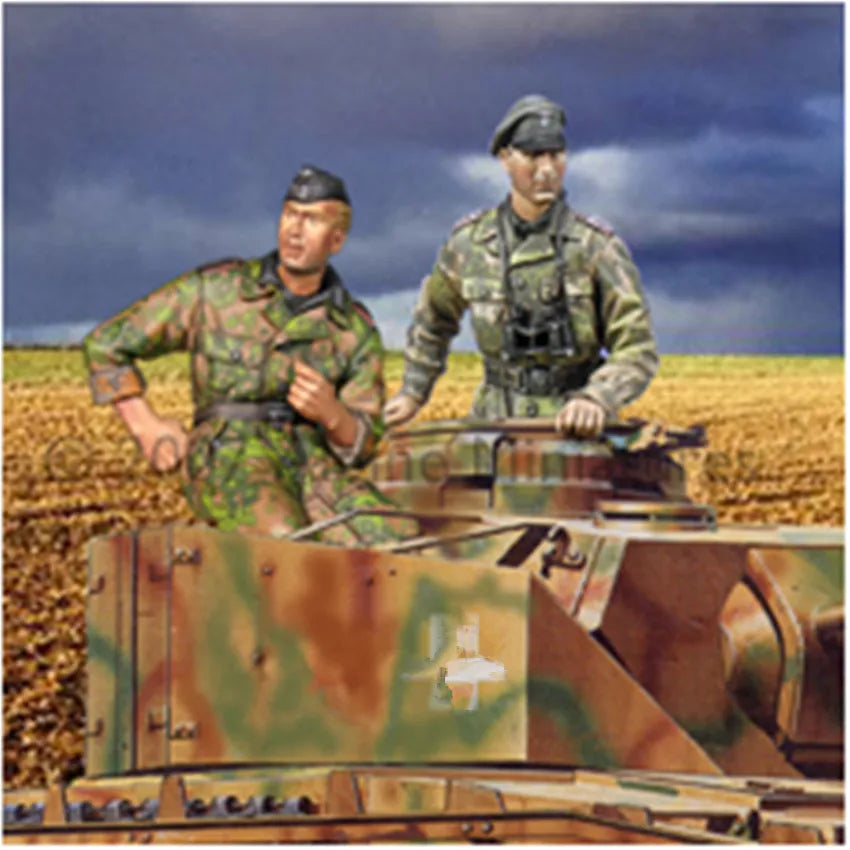 1/35 WWII German, Resin Model Figure Kit, Unassembled and Unpainted