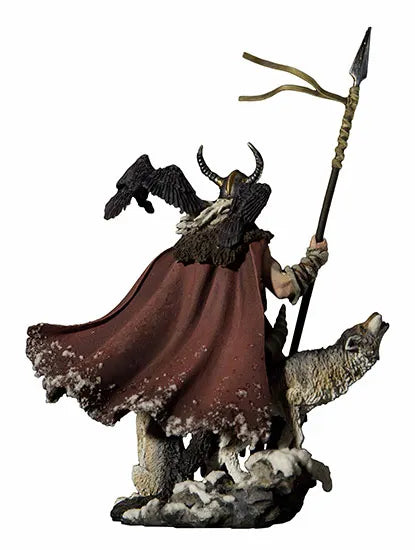 54mm Odin the Furious, Resin Model Figure Kit, Mythology Theme, Unassembled and Unpainted