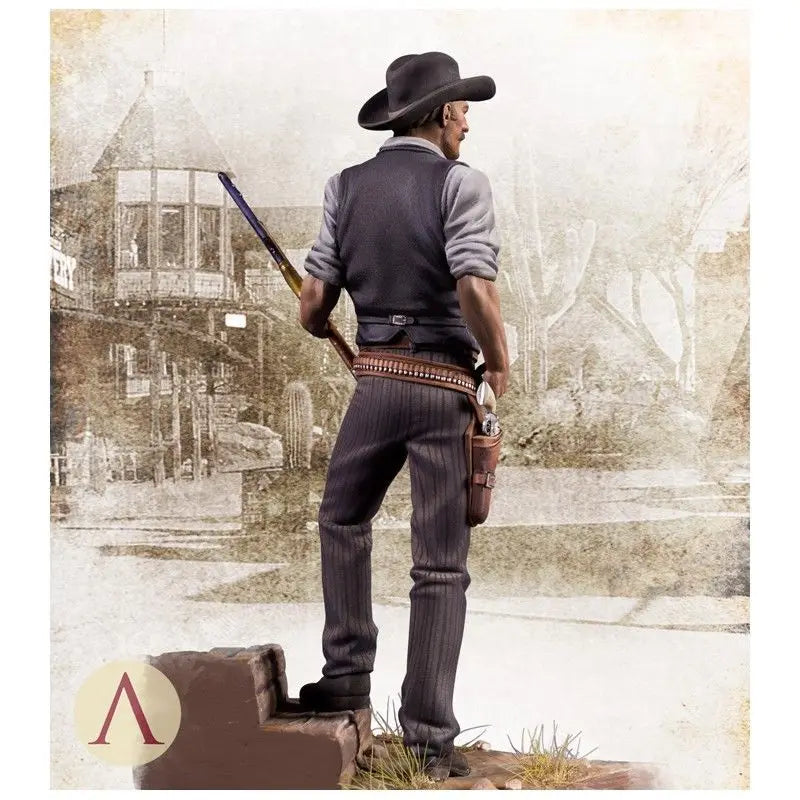 75mm American Civil War US Marshal Cowboy, Resin Model Figure Kit, Unassembled and Unpainted
