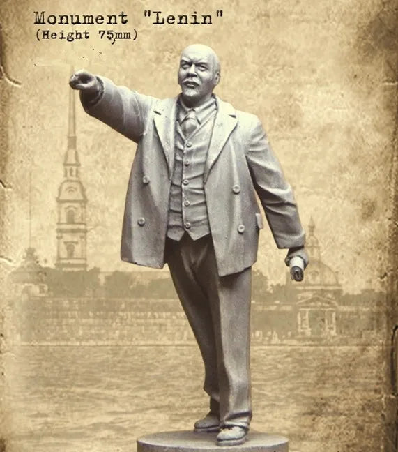 1/35 Modern Lenin Monument Statue, Resin Model Figure Kit, Unassembled and Unpainted
