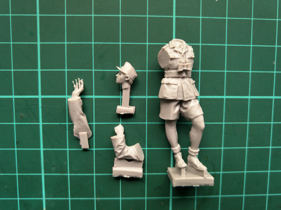1/35 Model Kit Resin Kit D.A.K. Kubelwagen Crew