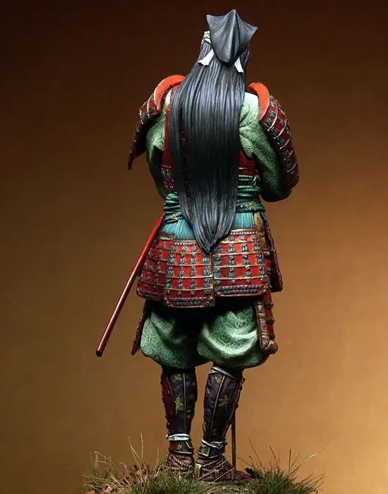 1/18 Japanese Samurai Warrior, Resin Model Figure Kit, Military Theme, Unassembled and Unpainted