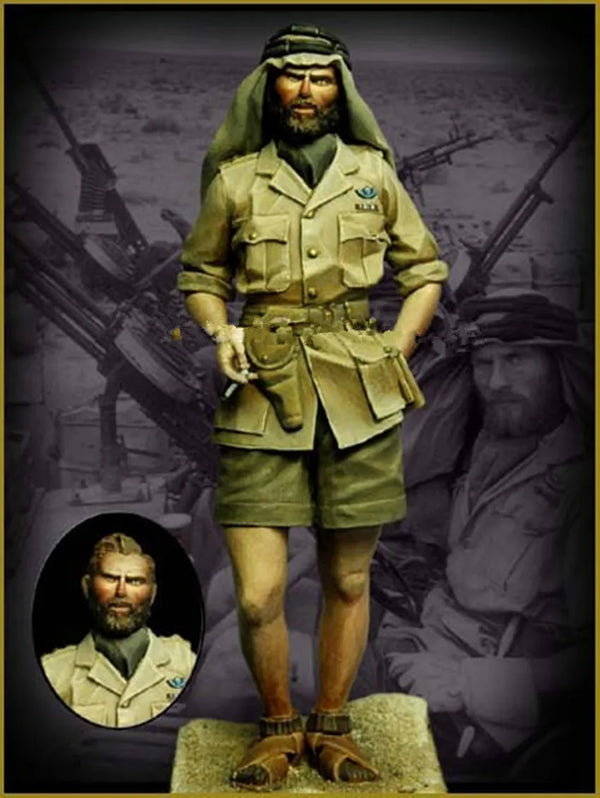 1/20 WWI Military Officer, Resin Model Figure Kit, Unassembled and Unpainted