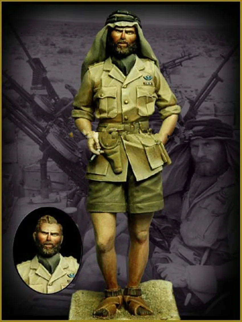 1/20 WWI Military Officer, Resin Model Figure Kit, Unassembled and Unpainted