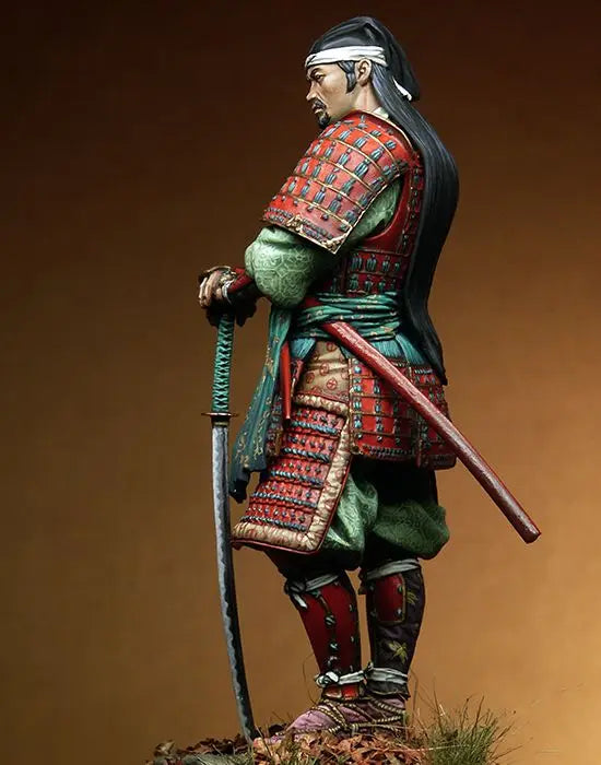 1/18 Japanese Samurai Warrior, Resin Model Figure Kit, Military Theme, Unassembled and Unpainted