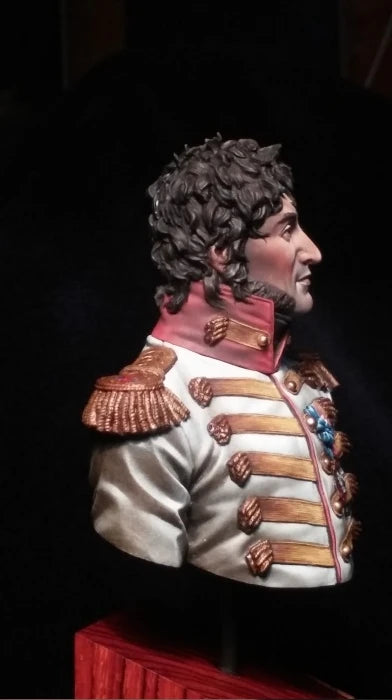 200mm Napoleonic French Joachim Murat, Resin Model Bust Kit, Unassembled and Unpainted