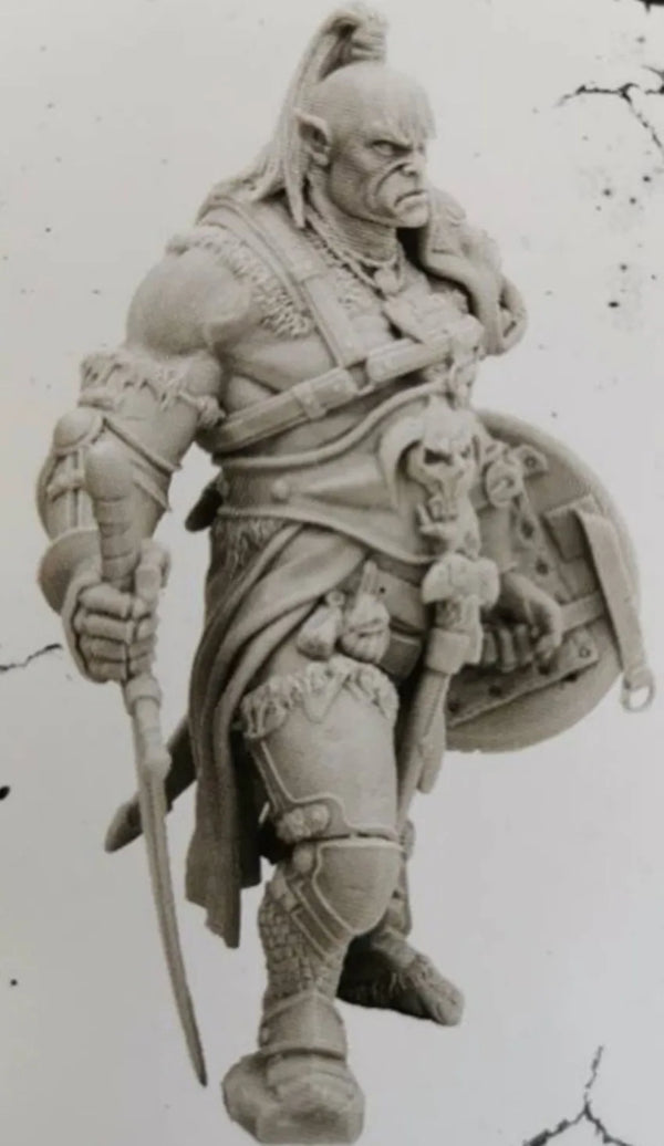 1/20 Barbarian Warrior, Resin Model Figure Kit, Fantasy Theme, Unassembled and Unpainted