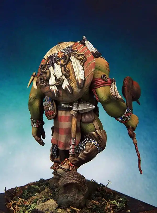 1/24 Ogre Warrior, Resin Model Figure Kit, Fantasy Theme, Unassembled and Unpainted