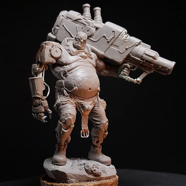 1/24 Juggernaut Soldier, Resin Model Figure Kit, Sci-Fi Theme, Unassembled and Unpainted