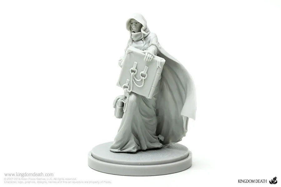 30mm Ornate Fantasy Warrior with Shield, Resin Model Figure Kit, Fantasy Theme, Unassembled and Unpainted