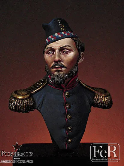 1/16 American Civil War 79th New York Militia, Resin Model Figure Kit, Unassembled and Unpainted
